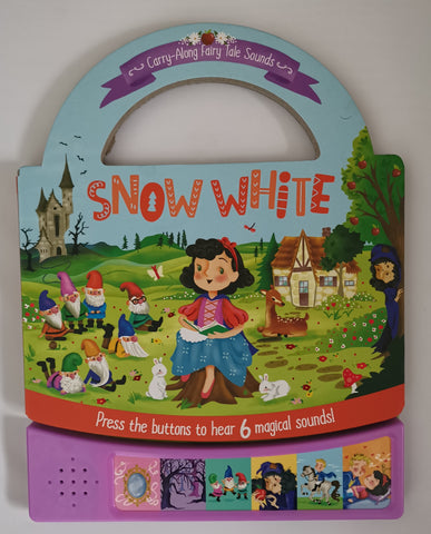 Kids/Children Snow White Carry along 6 button sound book Hardback - Children Store Co.