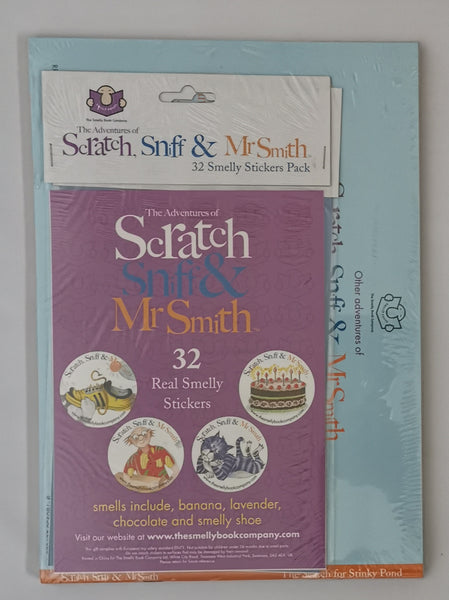 Kids/Children The adventures of Scratch Sniff & Mr Smith 3 books collection with Smelly Stickers New!!! - Children Store Co.