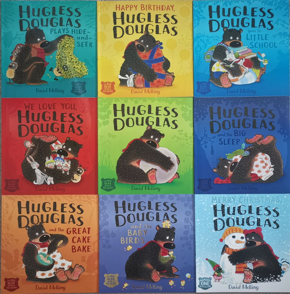 HUGLESS DOUGLAS 9 Picture books collection Paperback by David Melling New!!! - Children Store Co.