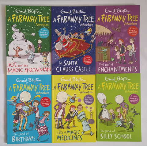 A Faraway Tree Adventures 6 Color Stories Books Collection Set by Enid Blyton - Paperback - Age 7-9 New!!! - Children Store Co.