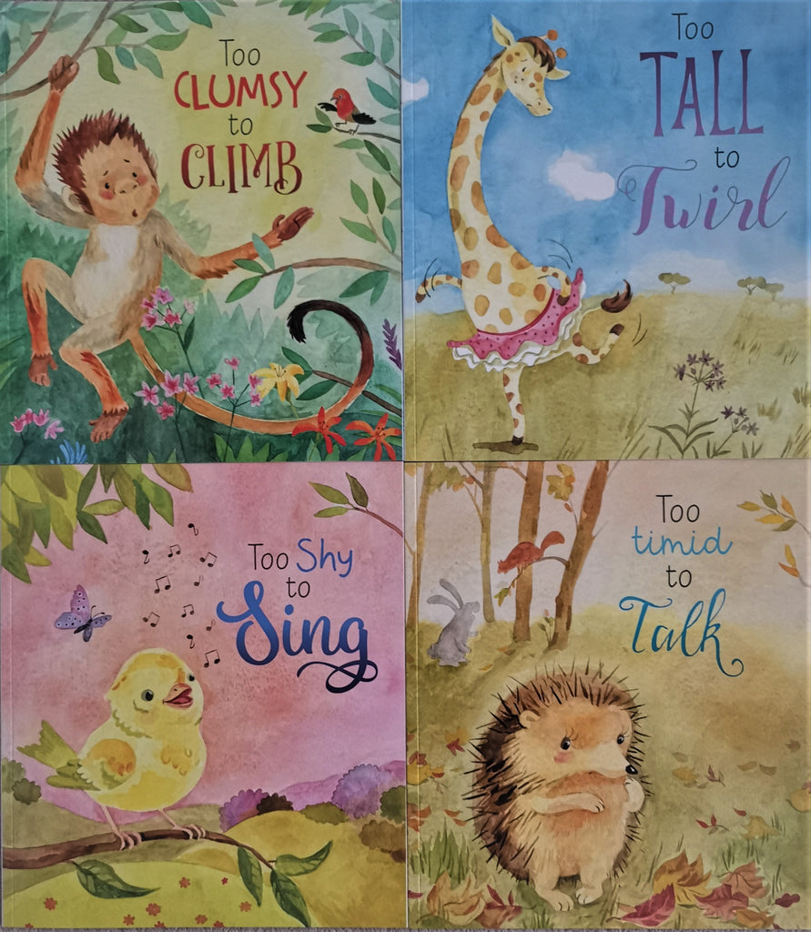 Too Shy to Sing (4 books collection) Paperback Set Ages 2+ Picture Flats New - Children Store Co.