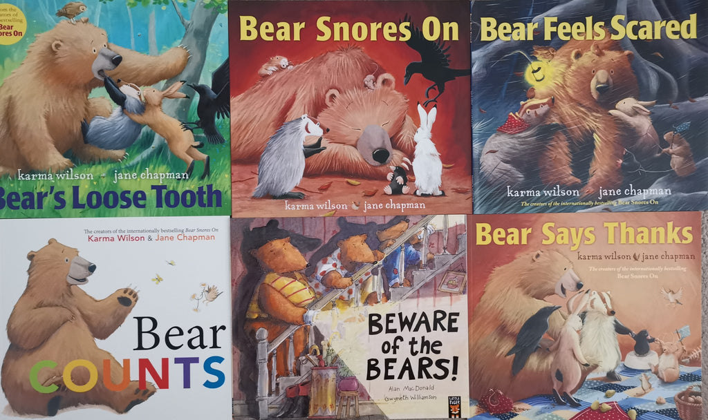 Kids/Children Bear Stories 6 books set Paperback Collection by Karma Wilson & Jane Chapman - Children Store Co.