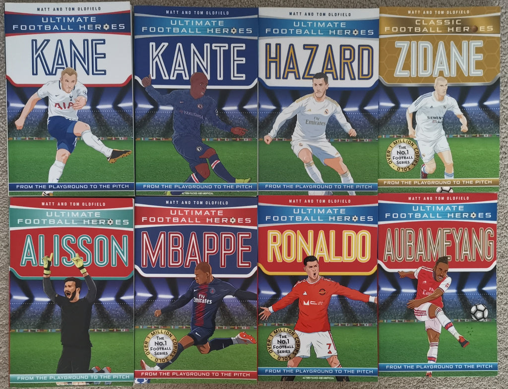 Children ultimate Football heroes Kane, Ronaldo, Hazard, Mbappe, Kante Paperback Ages 8+ New