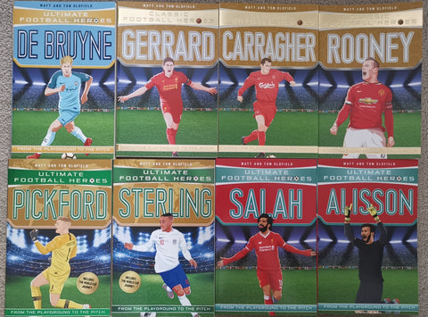 Children ultimate Football heroes Salah, Rooney, Sterling ,Paperback Ages 8+ New