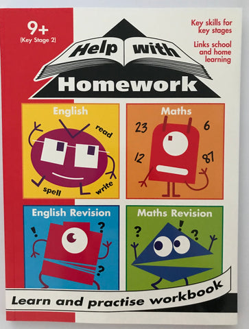 Help With Homework English & Maths Big workbook Ages 9+ KS2 (NEW)!!!! - Children Store Co.