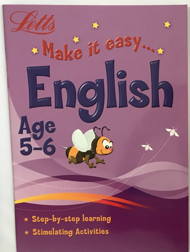 Letts Make it Easy English Ages 5-6 yrs  workbook NEW!!!! - Children Store Co.