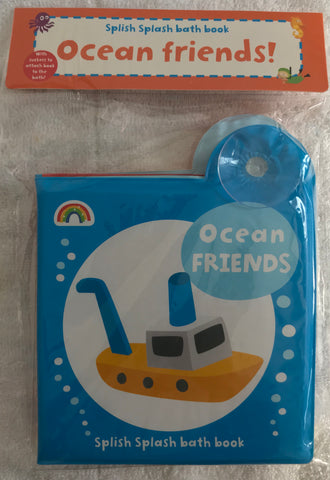 Splish, Splash Ocean Friends Bath book NEW!!! - Children Store Co.
