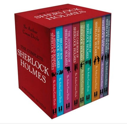 The Complete Sherlock Holmes Box Set Children and Adult Fiction Paperback New - Children Store Co.