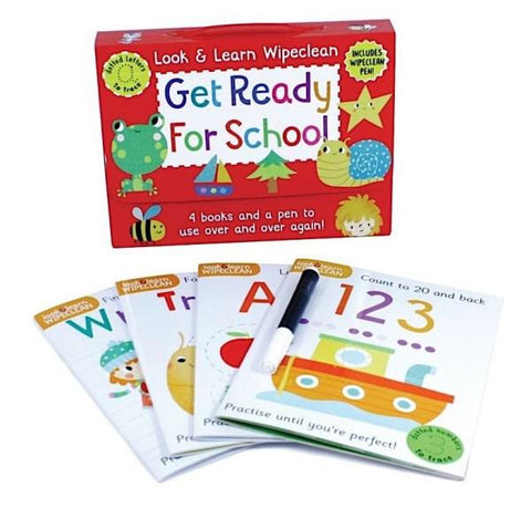 Pre School / Nursery Get Ready for School Wipe & Clean Learning Pack Ages 3+ - Children Store Co.