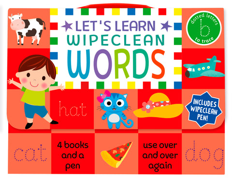 Nursery / Reception Kids Lets Learn Words Wipe clean Learning Pack Ages 3+ - Children Store Co.