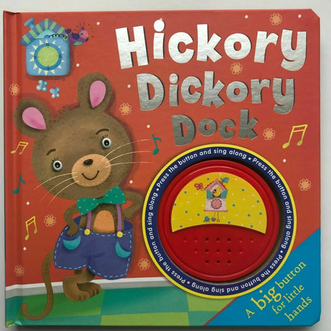 Baby/Children Hickory Dickory Dock Big Button Sound book Hardback Igloo Ages 0+ New!!! - Children Store Co.
