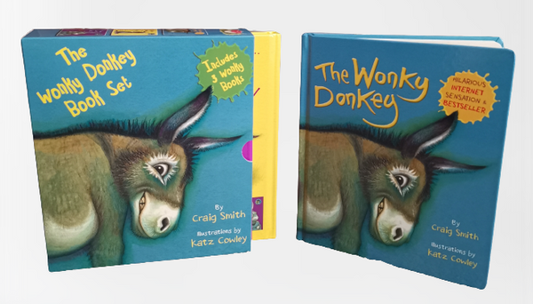 The Wonkey Donkey 3 Books Set Slip case 3 Wonkey Hardback books Brand New - Children Store Co.