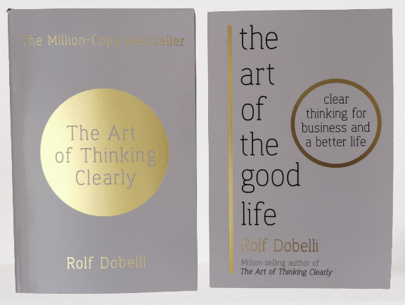 The art of the good life & Thinking Clearly Paperback Adult Non Fiction book New - Children Store Co.