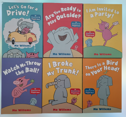 Kids/Children Mo Willems Elephant and Piggie 6 Paperback Books Collection New!!! - Children Store Co.