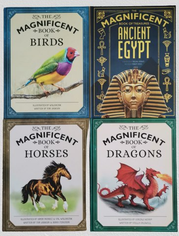 The Magnificent book Bundle 4 books collection Hardcover Birds, Ancient Egypt & Dragons - Children Store Co.