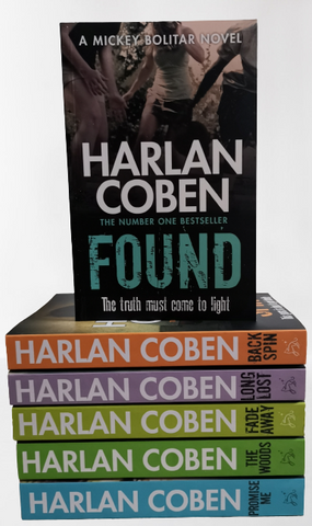 Adult Harlan Coben 6 books Collection Found Back Spin Long Lost Fade Away The Woods Promise me