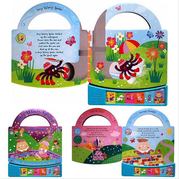 Carry along sound book Incy Wincy Spider and other Rhymes Hardback Like New - Children Store Co.