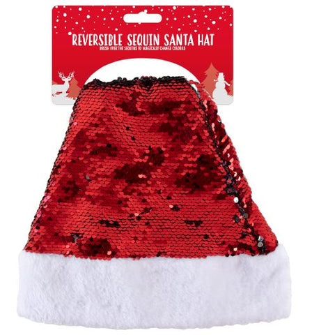 Reversible Christmas Sequin Santa Hat - Children Store Co.