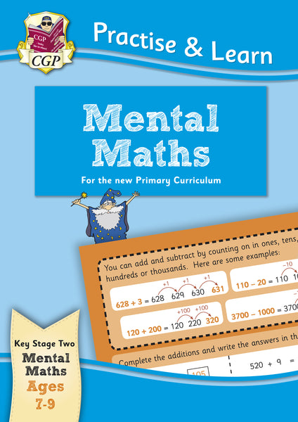 CGP Practise & Learn Mental Maths KS2 Ages 7-9 New!!!! - Children Store Co.