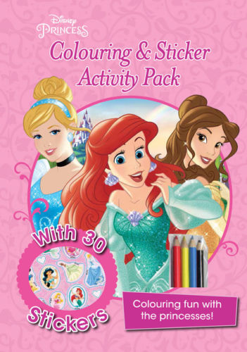 Disney Princess Colouring and sticker activity pack NEW!!! - Children Store Co.
