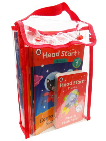 Pre-School/Reception Ladybird Head Start 18 Paper books & Flashcards Set (4+ Years) - Children Store Co.