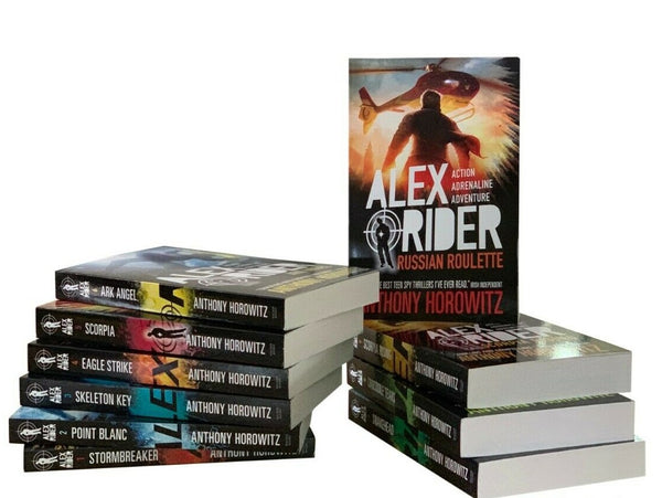 Alex Rider The Complete Missions 10 Books Box Set - Ages 9-14 - By Anthony Horowitz - Children Store Co.