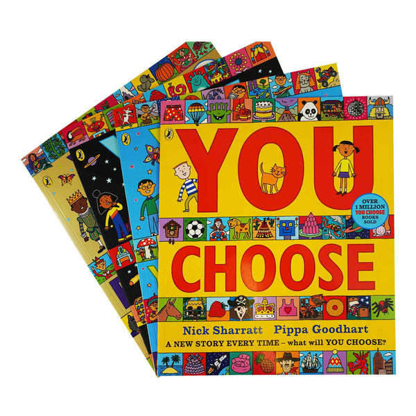 You Choose Collection 3 books Pack Ages 5+ By Nick Sharratt Paperback