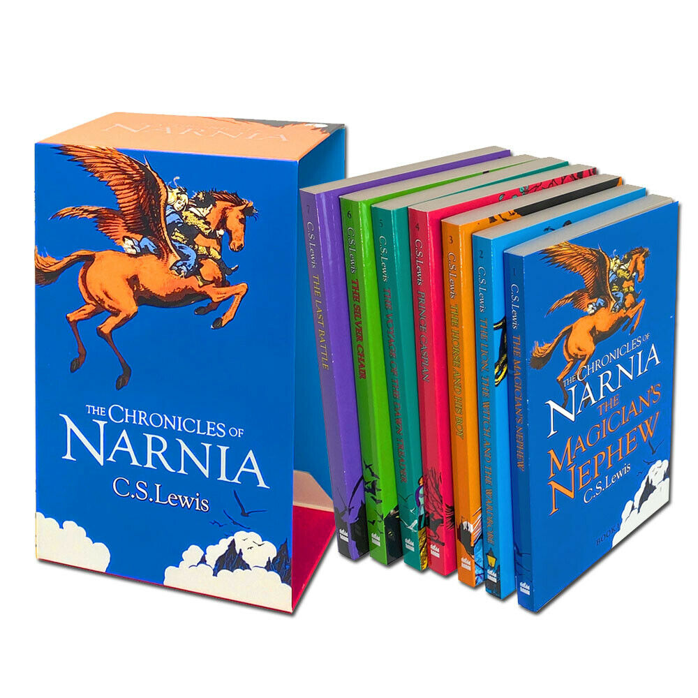 Slipcase　Chronicles　Children　Lewis　8+　books　Kids/Children　Narnia　Collection　The　Co.　Ages　of　Paperback　Store