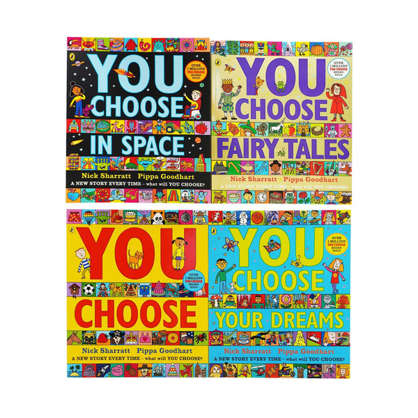 You Choose Collection 3 books Pack Ages 5+ By Nick Sharratt Paperback