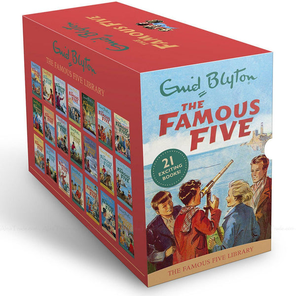 The Famous Five Collection Enid Blyton Classic Stories 21 Books Slipcase Box Set