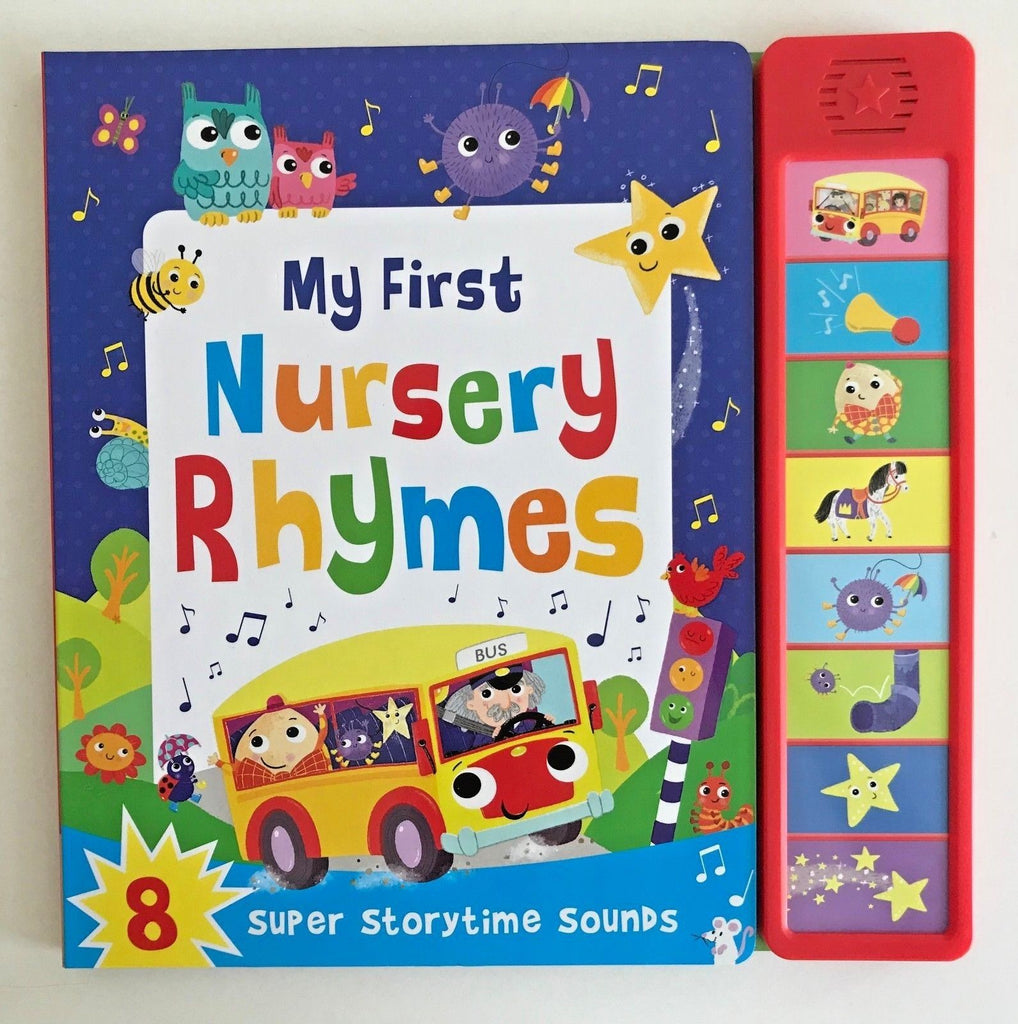 Baby / Kids First Nursery Rhymes 8 buttons Sound book NEW!!!! - Children Store Co.