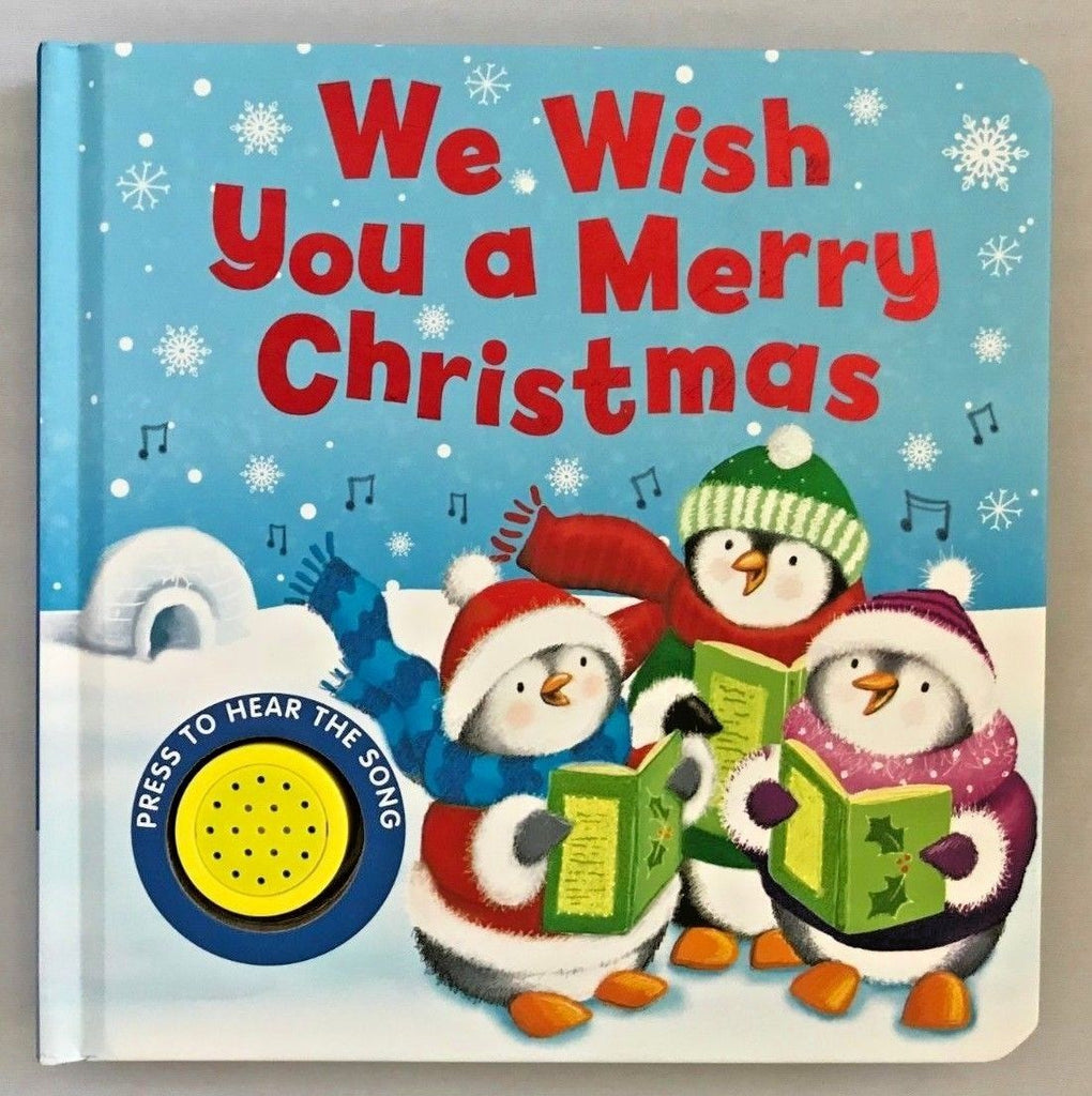 We Wish you a merry Christmas Sound book HARDBACK NEW!!!!! - Children Store Co.