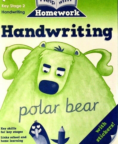 Help with Homework Handwriting Workbook Ages 7+ KS2 NEW!!! - Children Store Co.