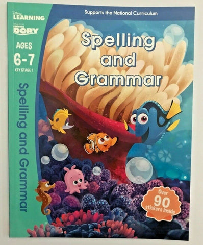 Disney Learning Finding Dory Spelling & Grammar Workbook KS1 Ages 6-7 - Children Store Co.