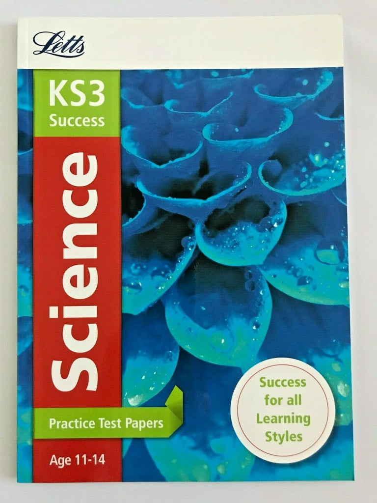 Letts Success Science Practice Test Papers Ages 11-14 KS3 NEW!!!! - Children Store Co.