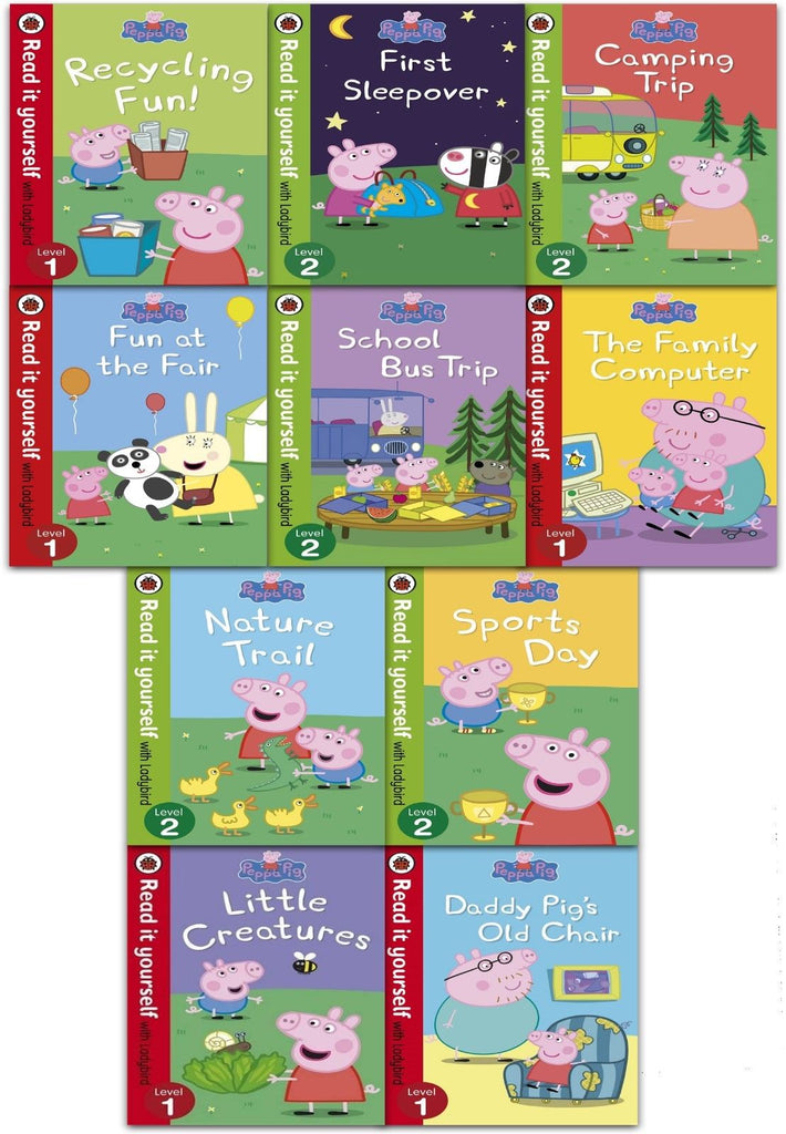 Ladybird Read It Yourself: Peppa Pig Story Collection - 12 Books (Collection) - Children Store Co.