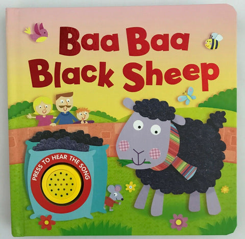 Baby/Kids Ba Ba Black Sheep one button sound book hardback Ages 0+ New!!! - Children Store Co.