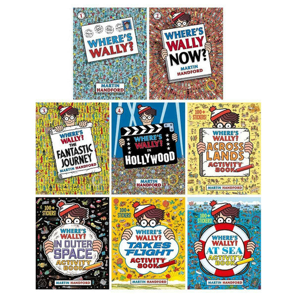 Where's Wally Amazing Adventures and Activities 8 Books Bag Collection Set - Children Store Co.