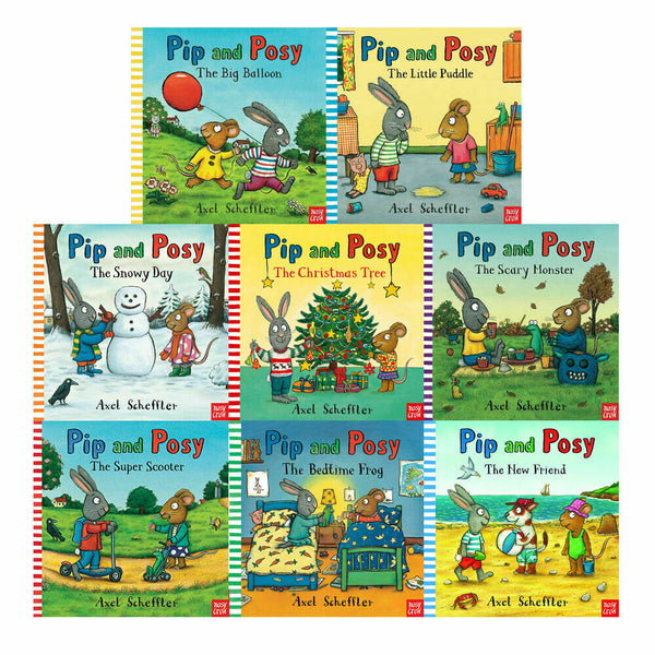 Kids / Children Pip & Posy 8 books collection Picture Flat By Axel Scheffler Paperback Ages 2+ New!!!