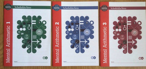 Mental Arithmetic 1,2 &3 by Schofield & Sims (Pack of 3) - Children Store Co.